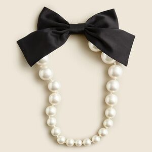 J. Crew Black and White Pearl Necklace